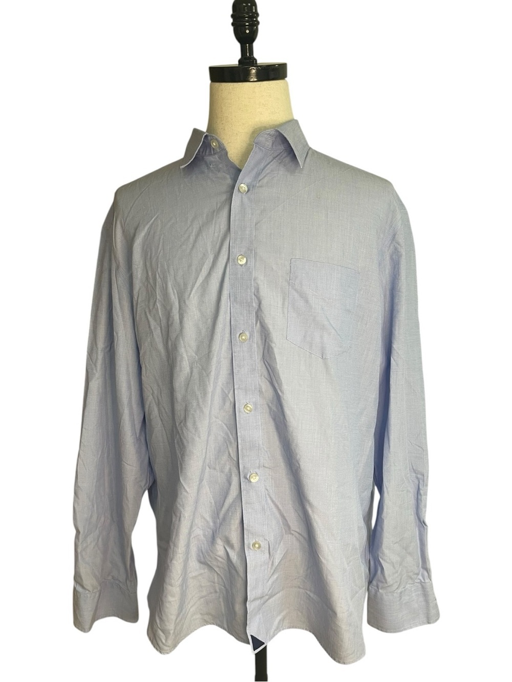 UNTUCKit Hillside Select Wrinkle Free Button Down Shirt Blue
